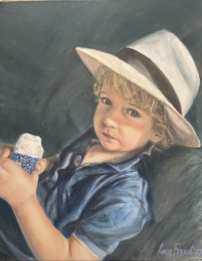 boy with hat